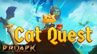 CAT QUEST Gameplay Android/ iOS / PC (Open World Offline RPG)