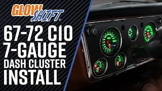 GlowShift | How to Install a 2nd Gen 1967-1972 Chevy C10 Replacement 7 Gauge Dash Panel