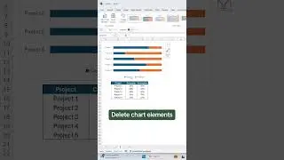 How to create a progress bar chart. 🤯 #excel #tutorial #scribe #scribehow