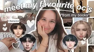 fangirling and rambling about my *favourite* characters from my books ✩ ₊˚🎧 (plot details + ideas)