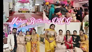 Birthday Bash || Ist Birthday Celebration of Mehar 🥳 || BADJATT VLOGS