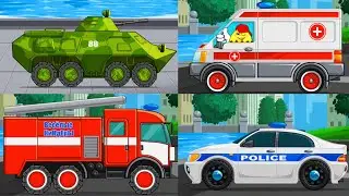 Мультики Для детей Про Машинки | Транспорт | Развивающие Мультики Для детей | Весёлые КиНдЕрЫ
