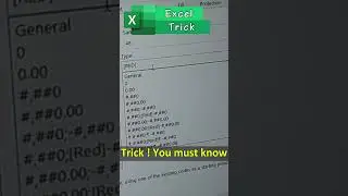 😲Excel Magic Trick !   