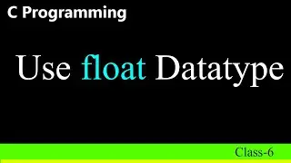 Use of float in c programming