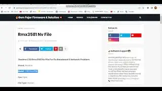 Realme C30 Rmx3581 Nv File For Baseband & Network Problem Fix