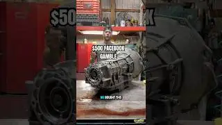 We bought this transmission off Facebook marketplace for $500 
