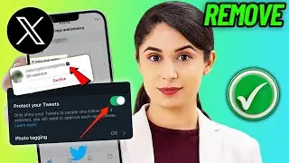 How To Remove Private Account Lock Symbol From Twitter ( X ) Account 2024 | Public Twitter Account