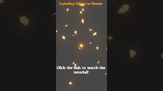 How to Create A simple Explosion Animation In Blender | Blender tutorial