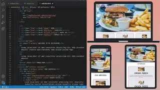 ASMR Programming - Creating Fully Responsive Restaurant Website - No Talking