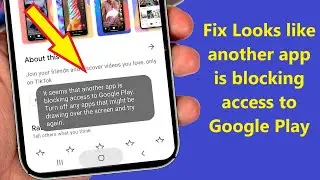 Fix It Seems that another app is blocking access to Google Play!! - Howtosolveit