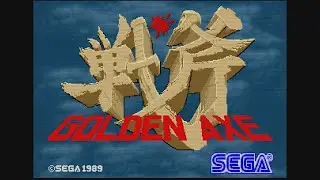 Golden Axe Arcade Attract Mode and Level 1 Intro