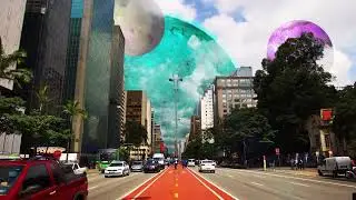 Free Sci fi City Royalty Free Stock Footage (2 versions)