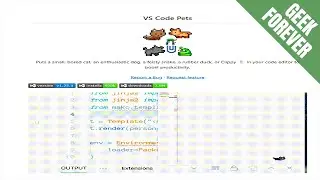 ⚙️Install VS Code Pets