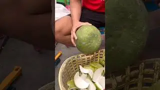 Big Pomelo Cutting -Fruits Cutting Skill