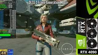 StarField Ultra Settings Frame Generation MOD DLSS 4K | RTX 4090 | i9 13900K