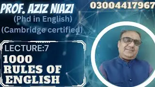 Very useful lectures of English for the students of CSS,PMS,PPSC,FPSC, Spoken English, Entry test.