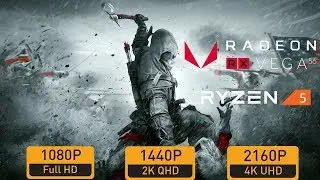 Assassin's Creed 3 Remastered | Vega 56 | Ryzen 5 2600 | 1080p 1440p 2160p