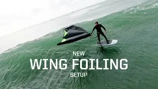 Dumped on the beach - New Wing Foil!