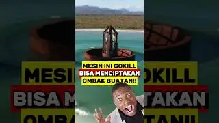 Mesin ini Bisa Menciptakan Ombak Buatan‼️😱