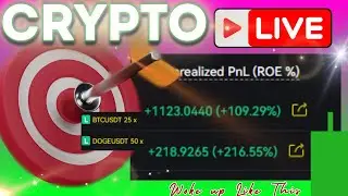 +300% Crypto LIVE TRADING (BTC) BITCOIN LIVE CHART Update!