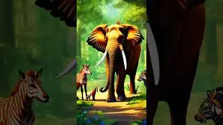 The Angry Elephant #elephant #deer #cartoon #animation
