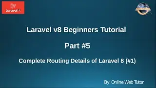 Learn Laravel 8 Beginners Tutorial #5 - Routing in Laravel 8 #1