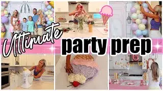 *NEW* ULTIMATE PARTY PREP WITH MY ICE CREAM THEME BIRTHDAY PARTY AT HOME TIFFANI BEASTON HOMEMAKING