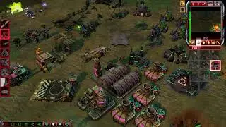 Tiberium Essence MOD - C&C 3 Tiberium Wars 2v2 vs brutal Turtle AI , W/Mad Animal