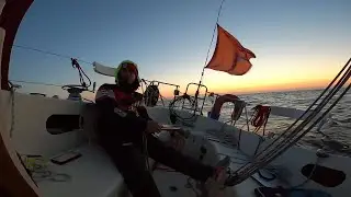Вид на кокпит из кубрика ⛵️ Переход на парусной яхте Comfort 30