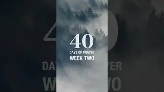 40 Days Of Prayer | Week 2