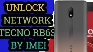 Como desbloquear Tecno RB6S por IMEI | Unlock Network Tecno RB6S by IMEI