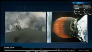SpaceX Falcon 9 / CRS-10 NASA TV Replays Of Launch And Landing