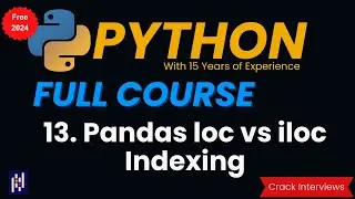 Pandas loc and iLoc in Python | loc vs iloc indexing