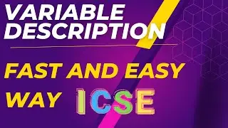 variable description easiest way computer application java icse 2023 