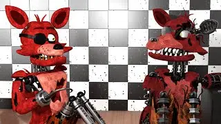 Originals meet Withereds [FNAF/Blender]