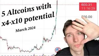 5 Altcoins with 400%-10000% Potential Gains (March 2024)