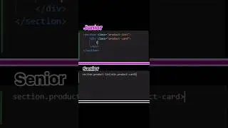 Junior Vs Senior Frontend developer.