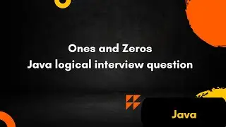 Java logical interview question | Ones and Zeros codewars java solution