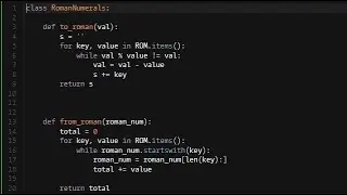 Python - Roman Numerals Helper | Codewars 4KYU