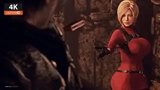Upgraded Blonde Ada Wong Part 1 Separate Ways MOD RE4 Remake RTX ON %