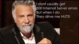 500 INTERNAL SERVER ERRORS IN WORDPRESS DRIVING YOU NUTS