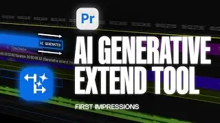 First Look at Adobe Premiere Pro's New AI Generative Extend Tool [BETA]
