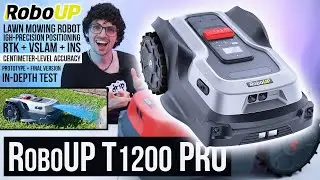 2024's Best Value Lawn Mowing Robot! - RoboUP T1200 Pro Review & Test (Super Precise & Silent)