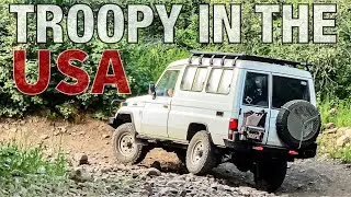 70 Series HZJ75 Diesel Toyota Land Cruiser Off Roading In America