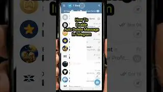 How To Enable Auto DELETE Messages in Telegram (Step By Step) 