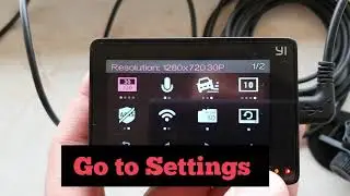 Как подключить WiFi к Xiaomi Yi Smart Dash Camera и настроить камеру видеорегистратор