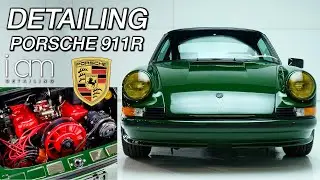 Porsche 911 ”R” Dry Ice Cleaning & first Detailing in NEW SHOP