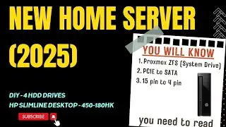 [2025] DIY Home Server: HP Slimline Desktop Upgrade with Proxmox & ZFS RAID1
