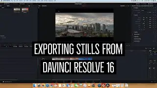 Exporting Images from Davinci Resolve 16