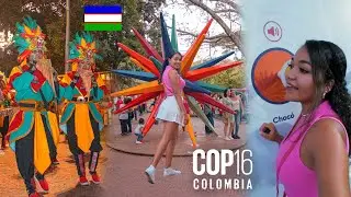 INCREÍBLE 🤯 Zona Verde de la COP16 en Cali 🇨🇴 Recorrido e Inauguración ✔